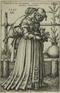 貴婦人と死 作： Hans Sebald Beham