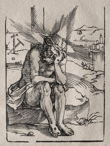 悲しみの男 作： Hans Sebald Beham