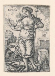 月、7つの惑星から 作： Hans Sebald Beham