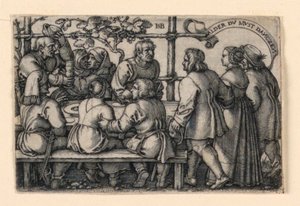農民の饗宴 (Alder du must danczen) 作： Hans Sebald Beham