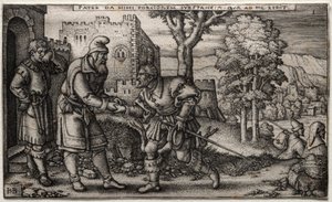 放蕩息子 作： Hans Sebald Beham