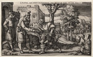 放蕩息子 作： Hans Sebald Beham
