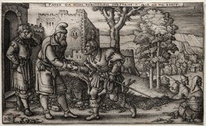 放蕩息子。 作： Hans Sebald Beham