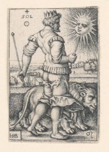 太陽、7つの惑星から 作： Hans Sebald Beham