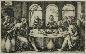 カナの結婚式 作： Hans Sebald Beham