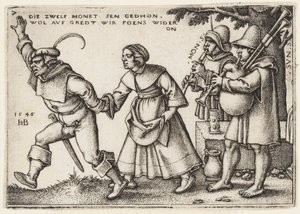 年末 作： Hans Sebald Beham