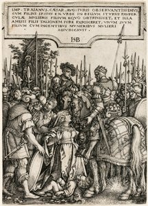 トラヤヌスの正義 作： Hans Sebald Beham