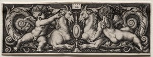 2つのgenii 作： Hans Sebald Beham