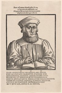 ヨハン・アヴェンティヌス・ヨハン・トゥルメール、1554年。 作： Hans Sebald Lautensack