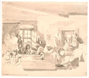 学校での予防接種 作： Hans Smidth