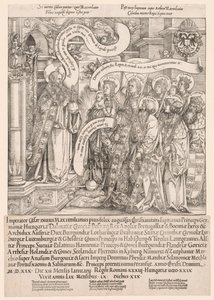 1519年、彼の守護聖人から全能者に贈られたマクシミリアン。