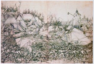 「ジュディスとホロフェルネスの歴史」、16世紀 作： Hans Springinlee
