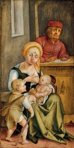 メアリークロパスとその家族、1515年 作： Hans Suess Kulmbach