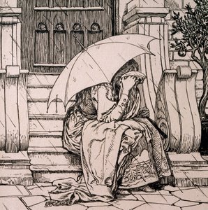 ハンス・クリスチャン・アンデルセン（1805-1875）の童話の挿絵。 作： Hans Tegner