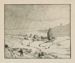 雨が降り始める 作： ハンス・トーマ