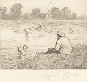 穏やかな遠足 作： Hans Thoma