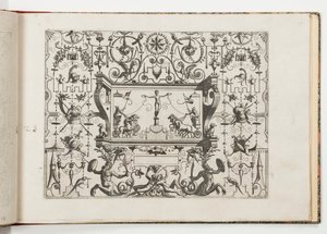 プレート 23、Grotteßco から: さまざまな方法で (Various Grotesques) 作： Hans Vredeman de Vries