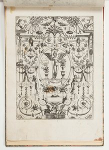 プレート 28、Grotteßco から: さまざまな方法で 作： Hans Vredeman de Vries