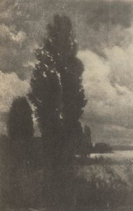 カメラワーク：ポプラと雲 作： Hans Watzek