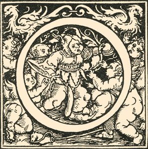O-Hans Weiditzによるアルファベット、c1520-1521、1908。 作： Hans Weiditz
