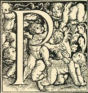 P-Hans Weiditz作のアルファベット、c1520-1521、1908。 作： Hans Weiditz