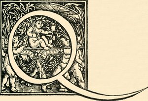 Q-Hans Weiditzによるアルファベット、c1520-1521、1908。 作： Hans Weiditz
