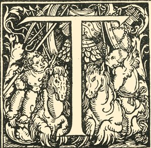 T-Hans Weiditzによるアルファベット、c1520-1521、1908。 作： Hans Weiditz