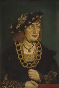 フリードリヒ 3 世の肖像、1415 ～ 1493 年、神聖ローマ皇帝、15 世紀後半 作： Hans Wertinger von