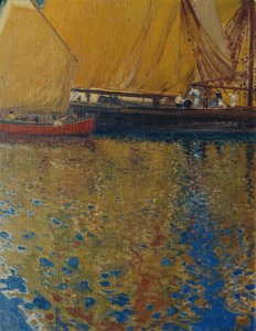 ルシン港の朝の気分 作： Hans Wilt