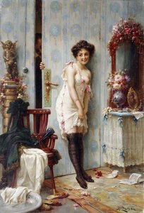 好色な訪問者 作： Hans Zatzka