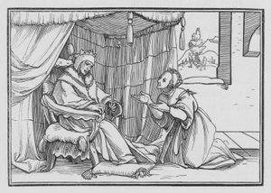 アビシャグチェリシェスダビデ、1王I、3 作： Hans after Holbein the Younger