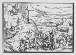 神によって命じられた特定の道徳および儀式法、レビ記XIX、1、2 作： Hans after Holbein the Younger