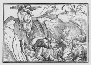 ライオンの巣のダニエル、ベルとドラゴンI、36 作： Hans after Holbein the Younger