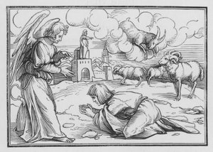 Gabriel Comforteth Daniel、Daniel VIII、17 作： Hans after Holbein the Younger