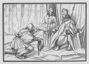 ソロモンを祝福するヒラムセンデス、1キングスV、1 作： Hans after Holbein the Younger