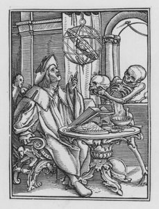 ホルバインの死のダンス：占星術師 作： Hans after Holbein the Younger