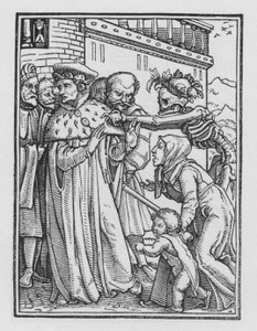 ホルバインの死のダンス：デューク 作： Hans after Holbein the Younger