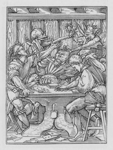 ホルバインの死のダンス：ゲームスター 作： Hans after Holbein the Younger
