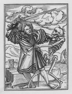 ホルバインの死のダンス：紳士 作： Hans after Holbein the Younger