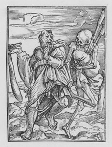 ホルバインの死のダンス：ばかばか 作： Hans after Holbein the Younger