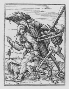 ホルバインの死のダンス：ペドラー 作： Hans after Holbein the Younger