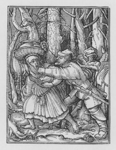ホルバインの死のダンス：強盗 作： Hans after Holbein the Younger