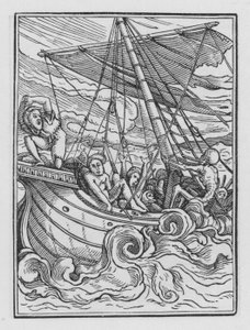 ホルバインの死のダンス：テンペストの船 作： Hans after Holbein the Younger