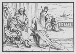 Joabs Artifice to Bring Home Absalom、2 Samuel XIV、4 作： Hans after Holbein the Younger