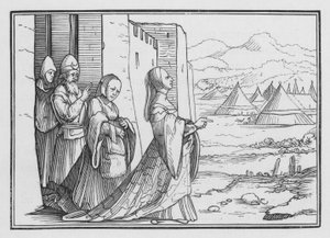 ジュディスと彼女のメイドはアッシリアのキャンプ、ジュディスX、6に行きます 作： Hans after Holbein the Younger