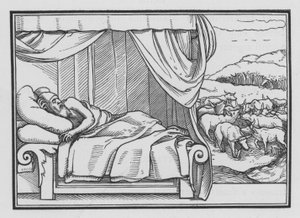 ファラオの2つの夢、創世記、XLI、8 作： Hans after Holbein the Younger