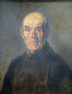 湿原の農夫の肖像 作： Hans am Ende