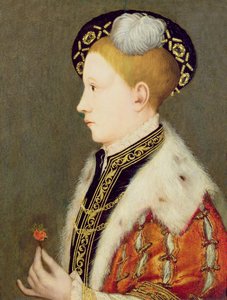 エドワード6世（1537〜53年） 作： Hans school of Holbein