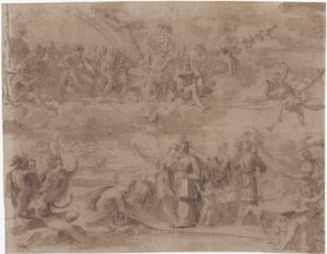 寓意的な表現 作： Hans von Aachen (possibly)