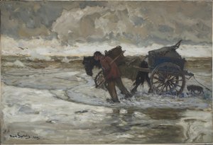 砂丘で、1900 作： Hans von Bartels